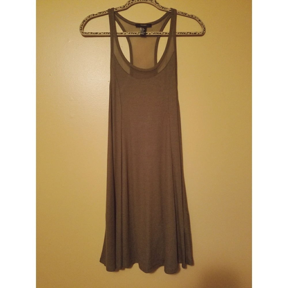 Forever 21 Green Racerback Dress